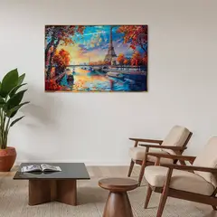 DEKAM DISEÑO - CUADRO PORCELANA DIAMANTES PARÍS 90X60 CMS