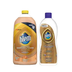 BLEM - Pack Limpiador De Pisos 800ml & Lustramuebles en Crema 500ml