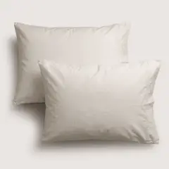 HYPNOS - Funda Almohada Algodón Lavado - 50x70 - Beige