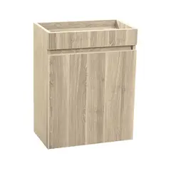 STRETTO - Mueble Vanitorio Petit Nogal 26x46x57.5 cm sin Cubierta