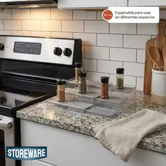 STOREWARE - Organizador Extensible 3 Niveles Kiosclub