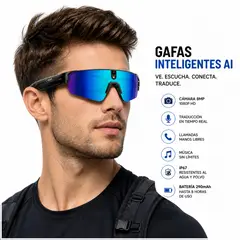 STARTECHOFFICE - Gafas Inteligentes 1080P Cámara 8MP Bluetooth 5.4, Uso Deportivo y Profesional, Manos Libres Total