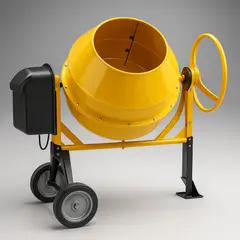 GENERICO - Betonera Eléctrica 200L 1000W Trompo Concretero Alta Potencia