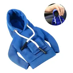GENERICO - Cubre Pomo Y Palanca De Cambio Felpa azul 3