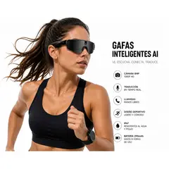 GENERICO - Lentes Inteligentes con Cámara HD 1080P, Bluetooth y Traducción en Tiempo Real Tecnología Avanzada