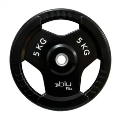 BLU FIT - Disco engomado 5 kg unidad negro