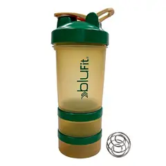 BLU FIT - Botella Mixer beige 450 ml