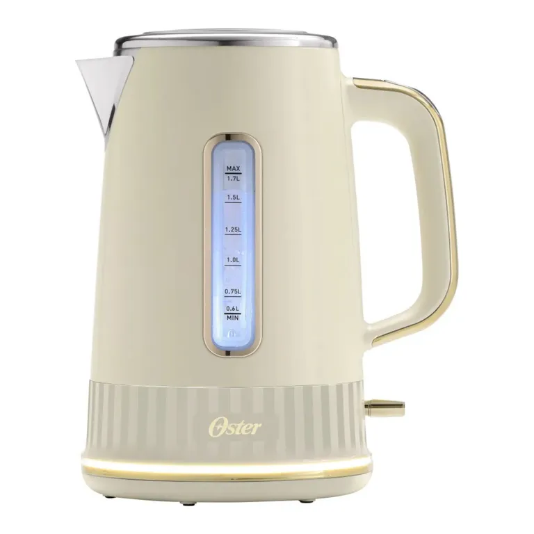 Hervidor Eléctrico Vintage 1.7lt Retro Beige Base 360°