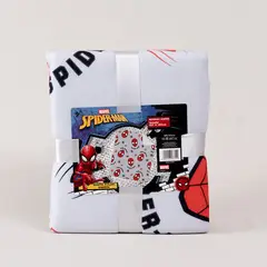 MASHINI - MANTA POLAR SHERPA INFANTIL 127X152 CM SPIDERMAN