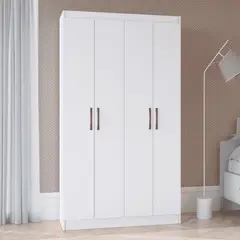 EXIT - Clóset Multiuso 4 Puertas 8 Repisas Blanco 175x92x32