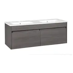 DUSCHY - Mueble Vanitorio 120x45x45 cm Gris Oak Siri