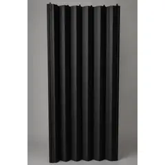 DECORAWOOD SPA - Cortina de Madera Hangaroa Puerta 95x210 cm Negro
