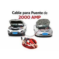 MOVI - Cables de Arranque para Batería 2000A Potencia y Seguridad para Emergencias en Ruta.