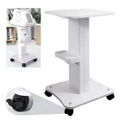 DEWINNER - Mesa Velador Repisa Carro Movil Blanco