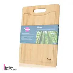FISSMAN - Tabla Madera Bamboo para Cortar 38x27cm -