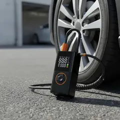 VIDA BUENAS - Compresor De Aire Inalámbrico Digital Usb 50hz Negro