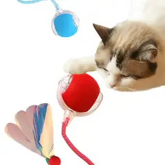 KUANGYE - Pack 2 Pelota Led Interactiva Para Perros Y Gatos Recargables Usb