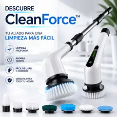 MOVI - Cepillo de Limpieza Rápida CleanForce™ 9 en 1 - Elimina la suciedad del Hogar Ràpido y sin Esfuerzo