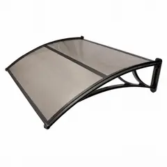 DVP - Alero Ultra Policarbonato Curvo Bronce 0,7x1,2mts