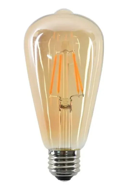 Ampolleta LED Edison E27 / 4 filamentos
