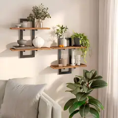 EVERSO - Estante Organizador Repisas Flotantes Pared 2niveles Baño