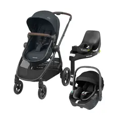 MAXI COSI - Coche Travel System Zelia 3 + Pebble 360° + Family Fix Graphite