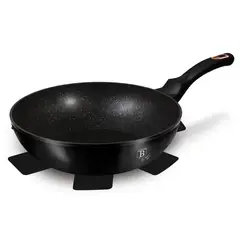 BERLINGER HAUS - SARTÉN WOK ALUMINIO FORJADO Ø 28 CM (3.2 LITROS), COLOR NEGRO.