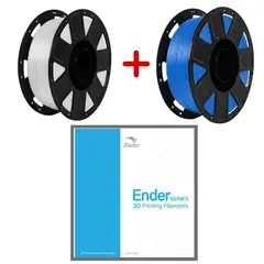 ENDER - Pack Filamento PLA Blanco + Azul 1kg - Filamentos