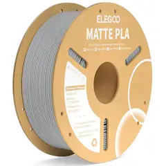 ELEGOO - Filamento PLA Mate Gris Claro 1kg - Filamentos