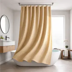 AZ AURAZEUS - Cortina De Baño Impermeable Tela Ducha +12 Gancho Premium Aura Zeus 180 x 180 Cm