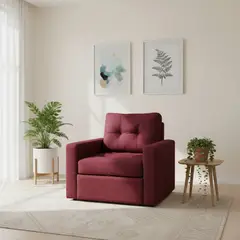 DISEÑOS VALESTRINI - SOFA CAMA MILÁN UN CUERPO EN LINO