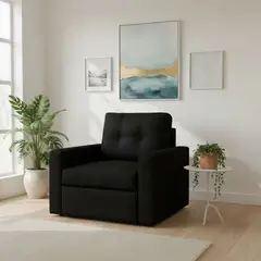 DISEÑOS VALESTRINI - SOFA CAMA MILÁN UN CUERPO EN LINO