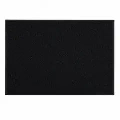 KOKOMAT - Limpiapiés de PVC Negro 45x75cm