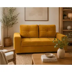 DECO OUTLET - Sofa Praga 2 Cuerpos Felpa