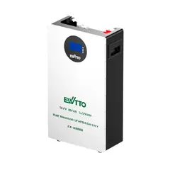 EWTTO - Batería 51.2V 102Ah LiFePO4 Bateria-solar de Emergencia para Hogar, Camping y Viajes