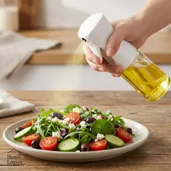 HOME LOGICS - Dispensador de Aceite Spray Vidrio Cocina 200ml Kiosclub