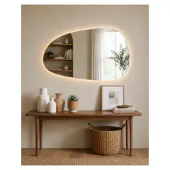 GENERICO - Espejo LED Para Baño Desempañante Sin Marco 90x60 cm