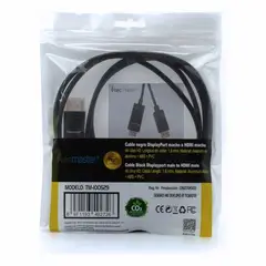 TECMASTER - Cable Displayport a HDMI 1.8 Metros Display Port 4K