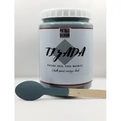 GENERICO - PINTURA TIZADA AL AGUA AZUL GRISACEO 1lt.