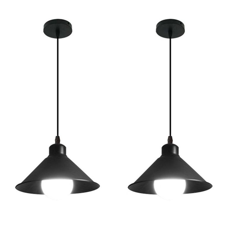 2 lámparas colgantes de estilo industrial retro