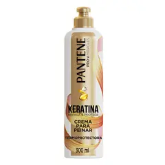 PANTENE - Crema para peinar termoprotectora Keratina Pro Vitamina B5 300 ml