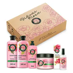 HERBAL ESSENCES - Kit Exclusivo VIBRAS ROSA Rosa Mosqueta
