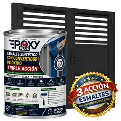 EPOXY - ESMALTE SINTETICO - CONVERTIDOR OXIDO - 1-32 GALÓN - NEGRO GRAFITO