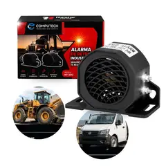 COMPUTECH - Alarma De Retroceso 1224v 102db Univesal Camion Suv Sirena