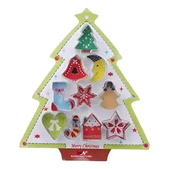 PASTELERIUSCL - 10 Cortadores De Galletas Navidad Cortador Galletas Navidad