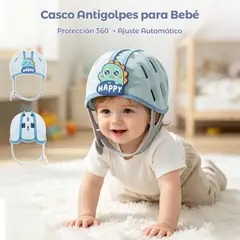 ZSPK - Casco Protector Antigolpes para Bebé 360° Ajustable y Transpirable 6 meses6 años