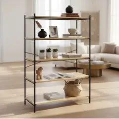 CARRY ALL - Estante De Piso Minimalista Metal 5 Niveles