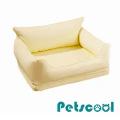 KIDSCOOL - Cama Sofá Impermeable para Mascotas Beige Talla M