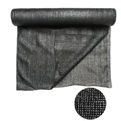 GENERICO - Malla Raschel Negra 80% - Para Jardin 4,2 X10mts