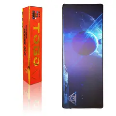 GENERICO - 2 x 1 Mousepad Gamer Extendido 80 cms. x 30 cms. x 0.2 cms. - TOGO Modelo Saturn.